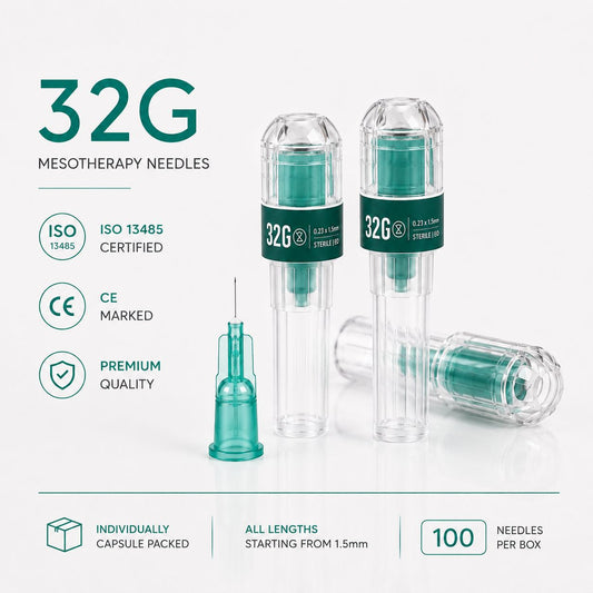 32G Needles for Viscous Solutions: 32G vs. 34G